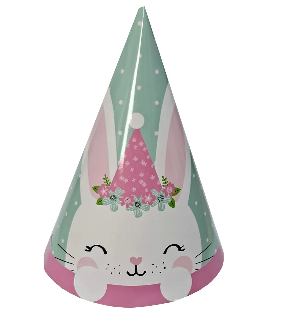 czapeczki-papierowe-urodzinowe-na-urodziny-zwierzatka-krolik-kroliczek-6szt