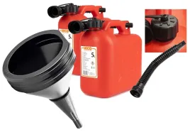 2x-kanister-plastikowy-5l-na-paliwo-olej-rope-benzyne-atest-lejek-duzy