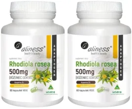 aliness-rhodiola-rosea-500mg-rozeniec-gorski-stres-koncentracja-pamiec-2x60