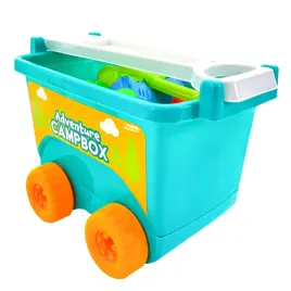 wozek-do-piasku-zabawki-zestaw-do-piaskownicy-foremki-grabki-lopatka-10-el