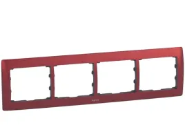 ramka-czterokrotna-legrand-galea-life-771904-czerwona