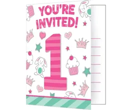 zaproszenia-doodle-1st-birthday-rozowe-8szt