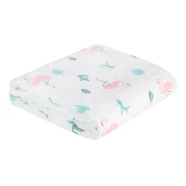muslinowy-kocyk-otulacz-110x105-cm-w-flamingi-100percent-bawelna
