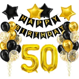 dekoracje-balony-scianka-zestaw-balonow-na-50-urodziny-37-szt