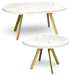 stol-okragly-rozkladany-marmur-zloty-o90-190-cm-metalowe-nogi-wkladki