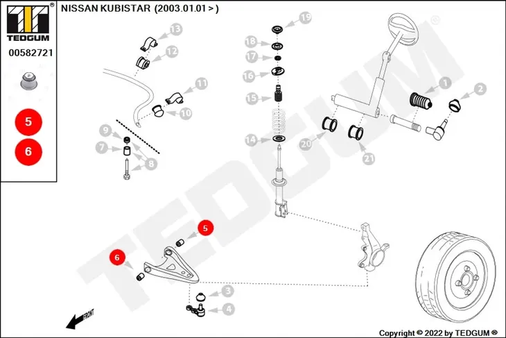 tuleja-wahacza-00582721-ted-numer-katalogowy-czesci-00582721