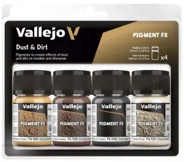 vallejo-73190-zestaw-pigmentow-pigment-set-dust-and-dirt-4-x-35-ml