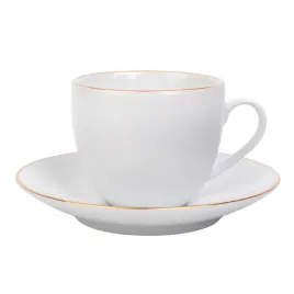 bogucice-linea-base-gold-filizanka-320ml-spodkiem-16cm-zloty-ozdobny-pasek