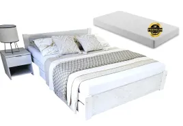 lozko-biale-3d-marmur-120x200-z-materacem-sprezynowym-stelaz-gratis