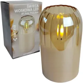 swieca-woskowa-szklana-cortina-14-25-phn-wklad-znicz-led-fi75-zlota-125cm
