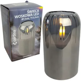 swieca-woskowa-szklana-cortina-14-25-phn-wklad-znicz-led-fi75-szara-125cm