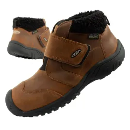 keen-buty-zimowe-dzieciece-za-kostke-junior-kootenay-wodoodporne-brazowe-