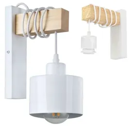 lampa-kinkiet-scienny-drewniany-led-zwis-na-kablu-klosz-1xe27-loft-bialy
