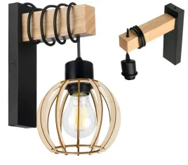lampa-kinkiet-scienny-drewniany-led-zwis-na-kablu-klosz-1xe27-loft-czarny