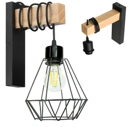 lampa-kinkiet-scienny-drewniany-led-zwis-na-kablu-klosz-1xe27-loft-czarny