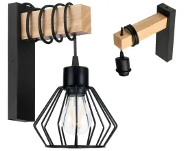 lampa-kinkiet-scienny-drewniany-led-zwis-na-kablu-klosz-1xe27-loft-czarny