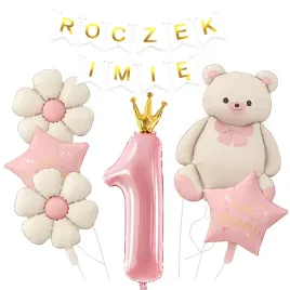 balony-dekoracje-scianka-zestaw-balonow-na-roczek-1-urodziny-mis-7-szt