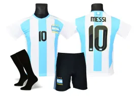messi-argentyna-stroj-koszulka-spodenki-getry-rozmiar-s-160
