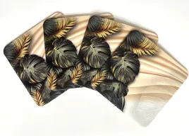 podstawka-pod-kubek-zloto-czarne-liscie-monstery-kpl-4-sztuki