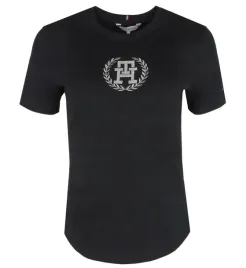 tommy-hilfiger-t-shirt-damski-slim-czarny-xs