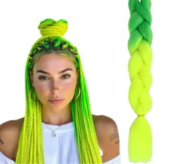 wlosy-syntetyczne-proste-kolorowe-warkocze-1k-011