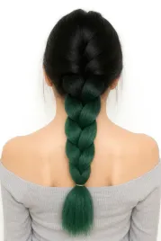 syntetyczny-warkocz-ombre-jumbo-czarno-zielony