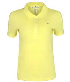 tommy-hilfiger-polo-damskie-slim-zolte-m