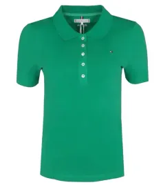 tommy-hilfiger-polo-damskie-slim-zielone-s