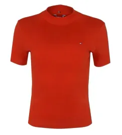 tommy-hilfiger-t-shirt-damski-slim-czerwony-xs