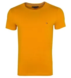 tommy-hilfiger-t-shirt-meski-slim-miodowy-xxl