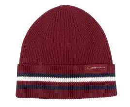 tommy-hilfiger-czapka-meska-z-welna-bordowa
