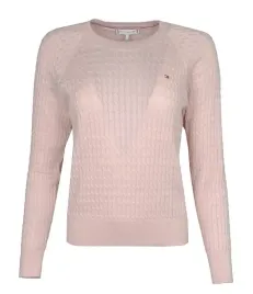 tommy-hilfiger-sweter-damski-bawelnianywarkocz-rozowy-xxs
