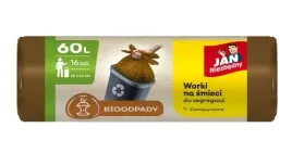 jan-niezbedny-worki-na-smieci-60l-do-segregacji-na-bioodpady-16-szt-brazowe