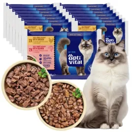 karma-mokra-dla-kota-kawalki-w-sosie-kurczak-losos-mix-optivital-60x85g