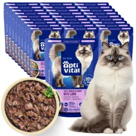 karma-mokra-dla-kota-optivital-szarpane-kawalki-z-jagniecina-w-sosie-28x85g