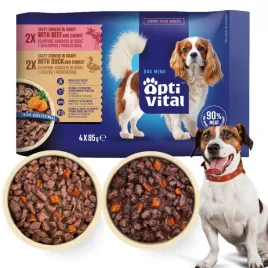 mokra-karma-dla-doroslych-psow-optivital-saszetki-mix-kaczka-wolowina-4x85g