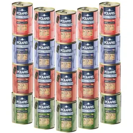polaris-mokra-karma-dla-psa-zestaw-xxl-20x400g-pasztet-mix-4-smakow-puszka