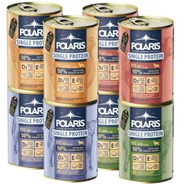 polaris-mokra-karma-dla-psa-8x400g-pasztet-puszka-mix-4-smakow-z-kurczakiem