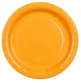 talerzyki-papierowe-jasne-pomaranczowe-na-urodziny-roczek-slub-18cm-6szt