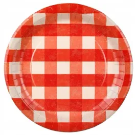talerzyki-papierowe-w-czerwona-kratke-na-urodziny-grill-prl-party-27cm-6szt