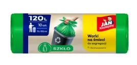 worki-na-smieci-do-szkla-jan-niezbedny-120l-10-sztuk-zawiazywane-zielone
