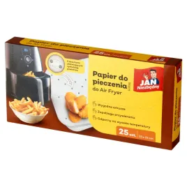 papier-do-pieczenia-do-airfryer-w-arkuszach-jan-niezbedny-25-szt-23-x-23-cm