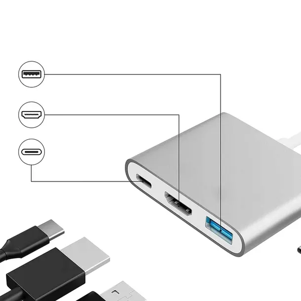 przejsciowka-adapter-typ-c-3w1-hub-usb-c-hdmi-4k-marka-lazyhome-stan-opakowania-oryginalne