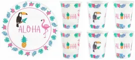 zestaw-talerzyki-kubeczki-aloha-hawajskie-na-urodziny-roczek-party-12szt
