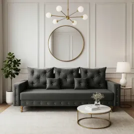 kanapa-glamour-sofa-welur-nowa-szara-funkcja-spania-z-automatem-na-sprezyna