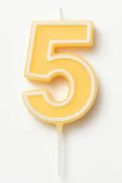 swieczka-5-zolta-swieczki-na-tort-urodzinowe-cyferki