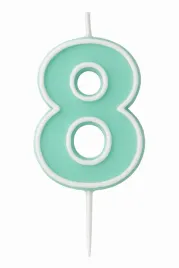 swieczka-8-zielona-swieczki-na-tort-urodzinowe-cyferki