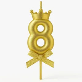 swieczka-cyfra-8-zlota-swieczki-na-tort-urodzinowe