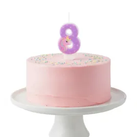 swieczka-na-tort-cyfra-8-jednorozec-fioletowa-dekoracyjna-na-urodziny