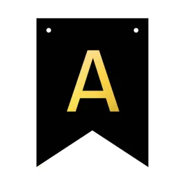 baner-girlanda-urodziny-party-czarny-litera-a-napis-personalizowany